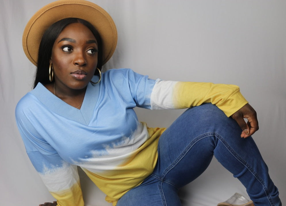 "Sweet Girl" Ombre Top