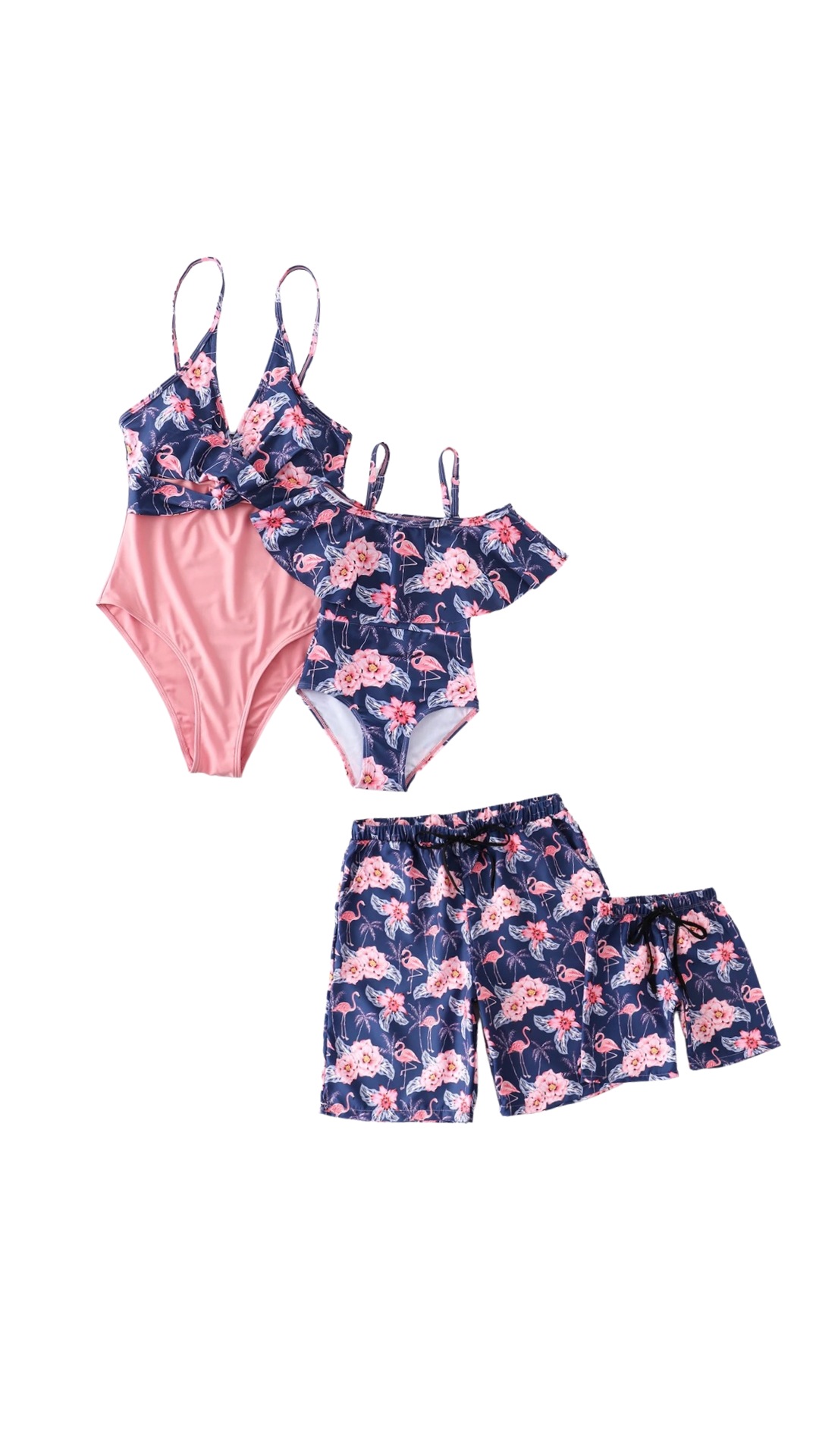 Flamingo Swimsuit - Swim Shorts