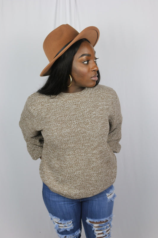 Mom’s A Mess Sweater - Mocha Brown