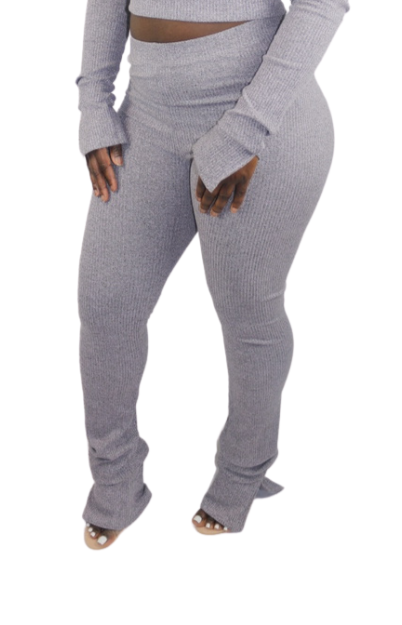 “Unfazed” Pant Set 2-Tone Lavender