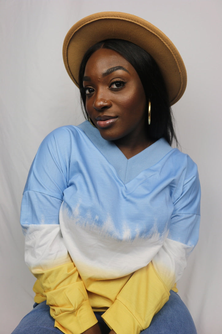 "Sweet Girl" Ombre Top